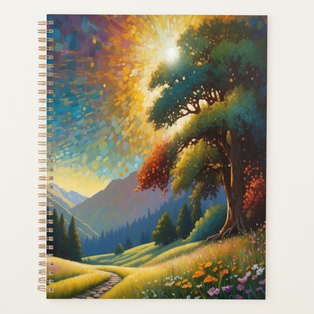 Agenda Meadow Flowers Colorful Art (Frente)