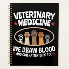 Agenda Medicina Veterinária Nós Desenhar Sangue Engraçado