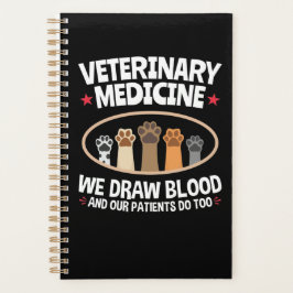 Agenda Medicina Veterinária Nós Desenhar Sangue Engraçado