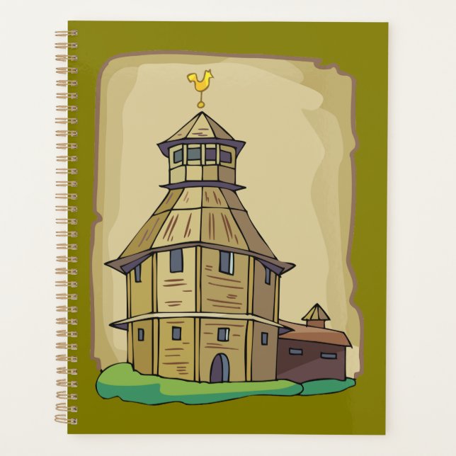 Agenda Medieval Wooden Watchtower and Fortress (Frente)