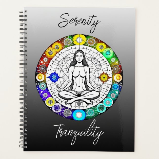 Agenda Meditação Tranquil e Serena Pacífica (Frente)