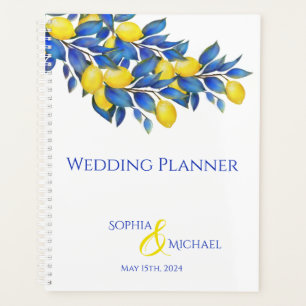 Agenda Mediterrâneo-Limões-Planejador De Casamento