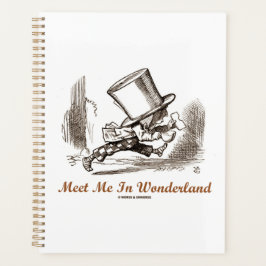 Agenda Meet Me In Wonderland Mad Hatter Running