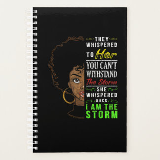 Agenda Melanin Women African American Pride Black History
