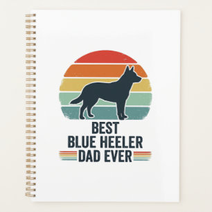 Agenda Melhor Design de Camisa de Cachorro Vintage Pai Bl