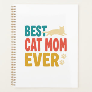 Agenda Melhor Mãe de Gato de Todos os Tempos Design de Ga