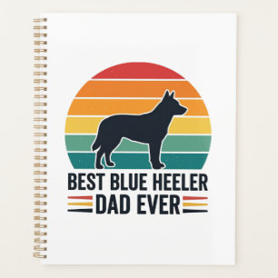 Agenda Melhor Pai Blue Heeler de Todos os Tempos Design d