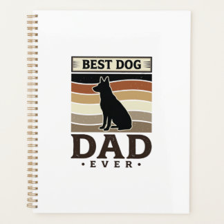 Agenda Melhor Pai de Cachorro de Todos os Tempos Design d
