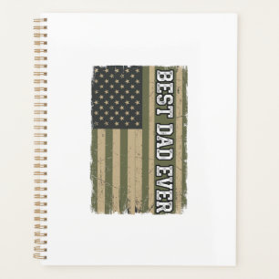 Agenda Melhor Pai de Todos Bandeira Patriótica Camisa Vin