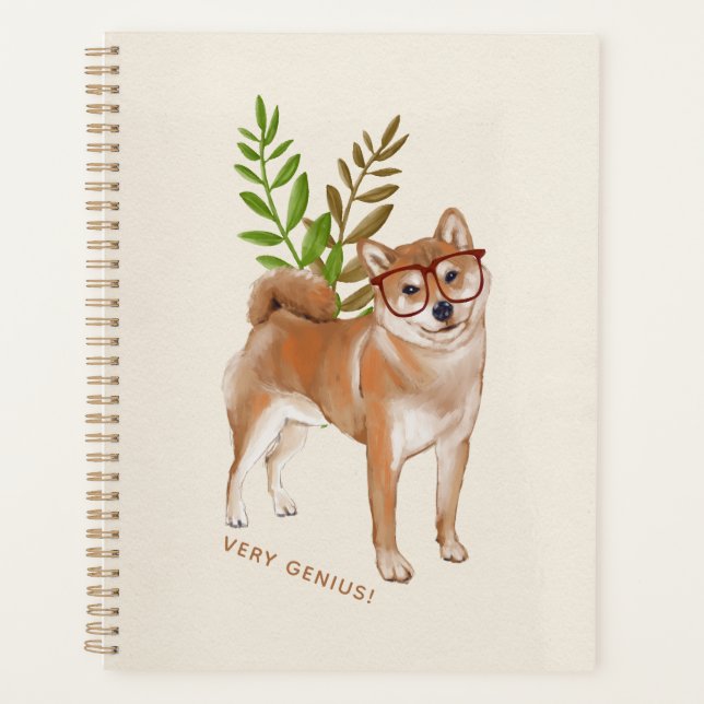 Agenda Meme do Doge Muito Fofo e Gênio (Frente)