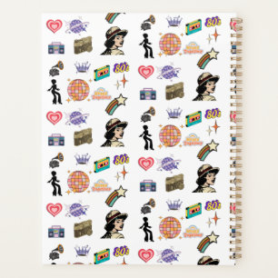 Agenda Memória Vibes do anos 80 Retroativo