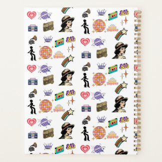 Agenda Memória Vibes do anos 80 Retroativo