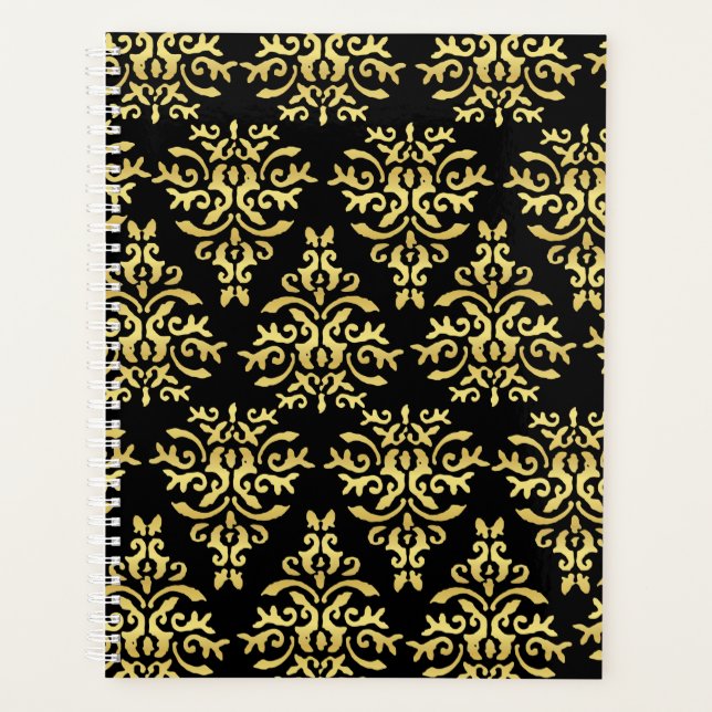 Agenda Mendela Pattern, Dourado (Frente)