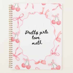 Agenda Meninas Bonitas Amam o Caderno de Matemática – Fof