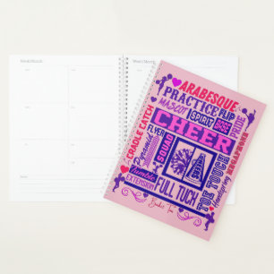 Agenda Meninas Cheerhead Purple Typografia