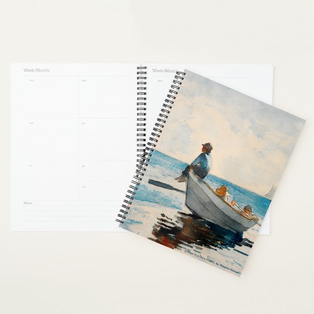 Agenda Meninos Em Uma Seca (1880) Por Winslow Homer (Boys In A Dory (1880) By Winslow Homer)