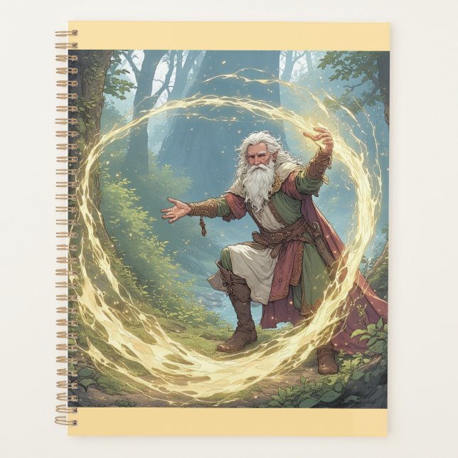 Agenda Merlin the Magician in the Forest Planner (Frente)