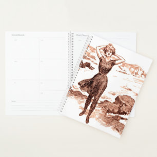 Agenda Mermaid Beach Gibson Girl Victorian Antiguidade