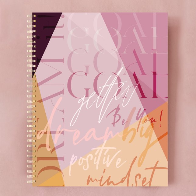 Agenda Meta divertida Getter Trendy Na moda Motivational  (Criador carregado)