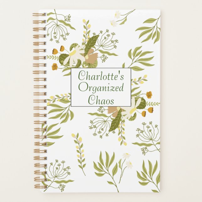 Agenda Meu Caos Organizado Personalizado (Frente)