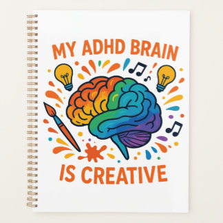 Agenda Meu cérebro de ADHD é criativo - orgulho neurodive