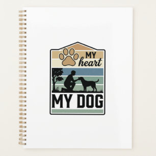 Agenda Meu Coração Meu Cachorro Desenho Antigo Amante de 