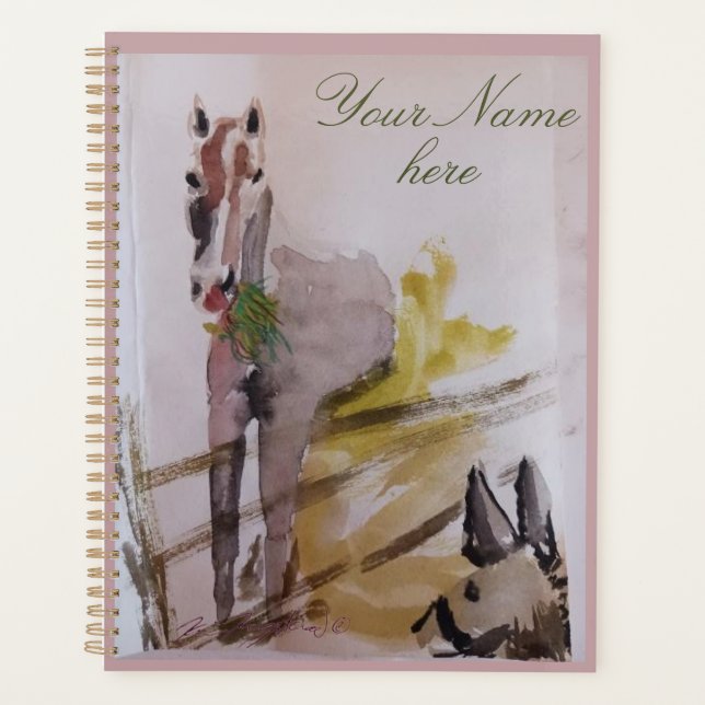 Agenda meu dia de éguas (Frente)