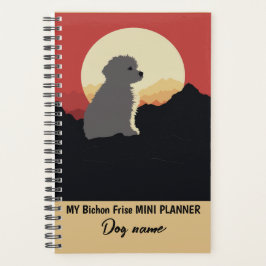 Agenda Meu Nome Personalizado De Cão Bichon Frise Retrato