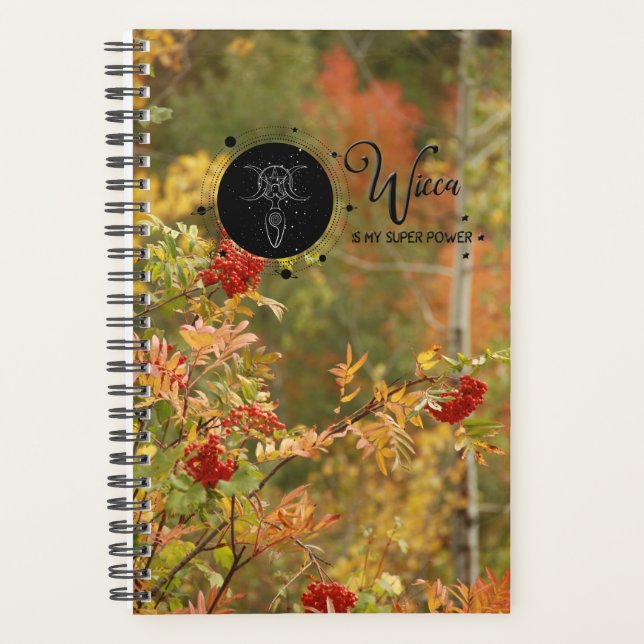 Agenda Meu Super Poder é o Wicca Planner (Frente)