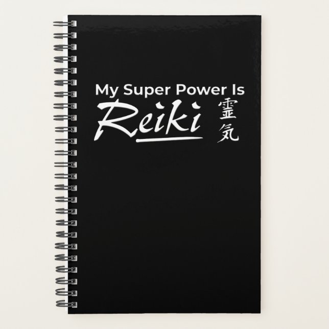 Agenda Meu Super Poder é Reiki Planner (Frente)