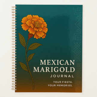 Agenda Mexican Marigold Journal: Nature-Inspired Notebook