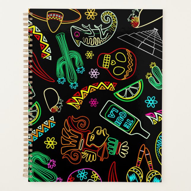 Agenda México Fiesta Pattern (Frente)