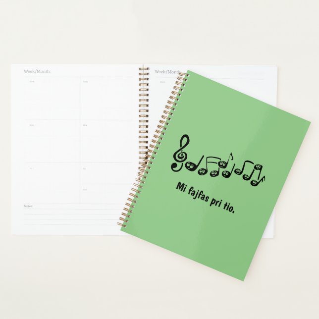 Agenda Mi fajfas pri tio. (Exibição)