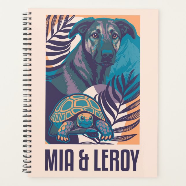 Agenda Mia Leroy Dog Tortoise (Frente)