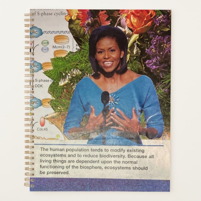 Agenda Michelle Obama Quote Biodiversity Climate Change (Frente)