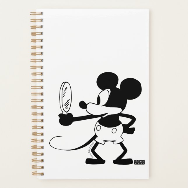 Agenda Mickey - Looking in the Mirror (Plane Crazy, 1929) (Frente)