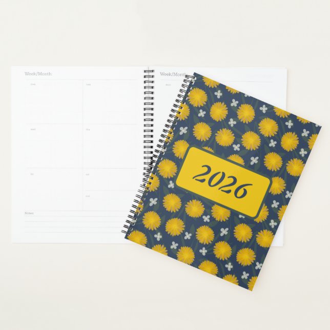 Agenda Midnight Garden 2026 Planner (Exibição)