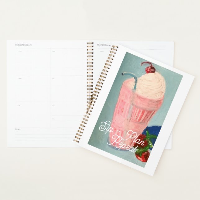 Agenda Milkshake de Morango (Exibição)