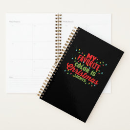 Agenda Minha Cor Favorita É Luzes De Natal