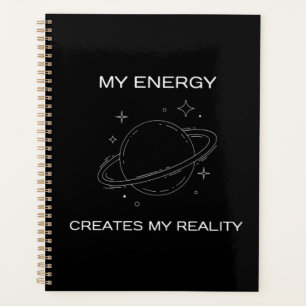 Agenda Minha energia Cria meu universo de realidade