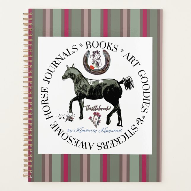 Agenda minha marca, listras (Frente)