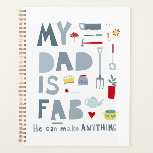 Agenda Minha Pai é Fab (Frente)