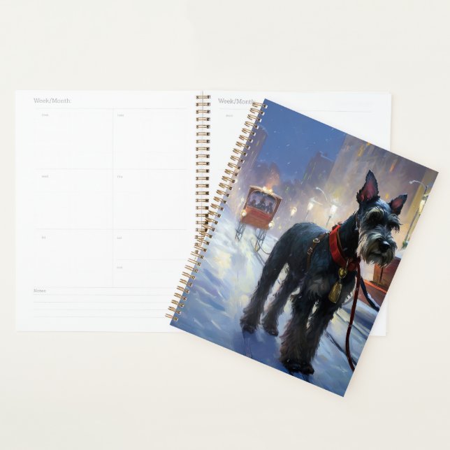 Agenda Miniatura Schnauzer Fesason de Natal (Exibição)