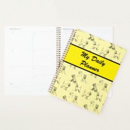 Agenda Miniature Schnauzer Amarelo