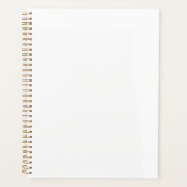 Agenda Minimalista branco simples cor sólida moderna