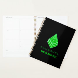 Agenda Minimalista Retro-Futurismo Tech Omni Sistemas