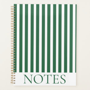 Agenda Minimalista Vertical Verde