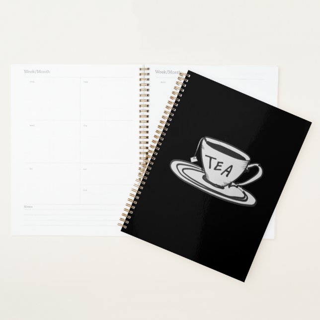 Agenda Mínimo de Desenho do Tea Lover (Exibição)