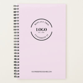 Agenda Mínimo de logotipo personalizado com marca simples