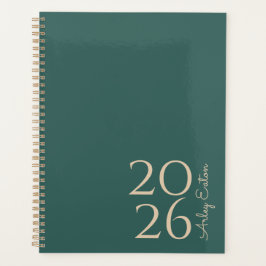 Agenda Mínimo Personalizado do Teal Mensal